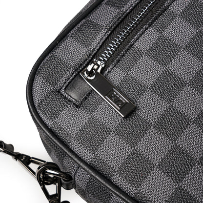 SHOULDER BAG R372 BLACK