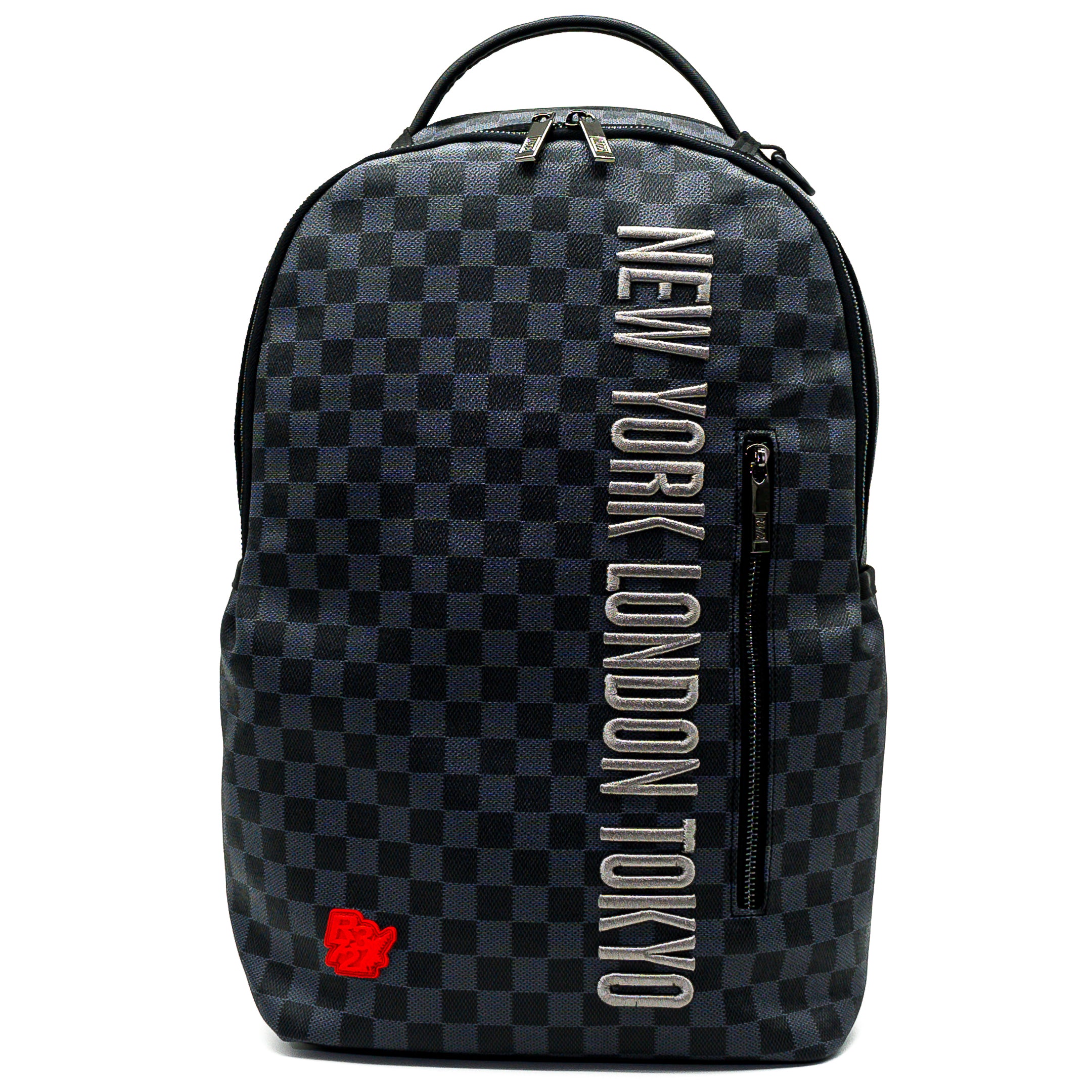 Zaino R372 BACKPACK EMBROIDERY BLACK