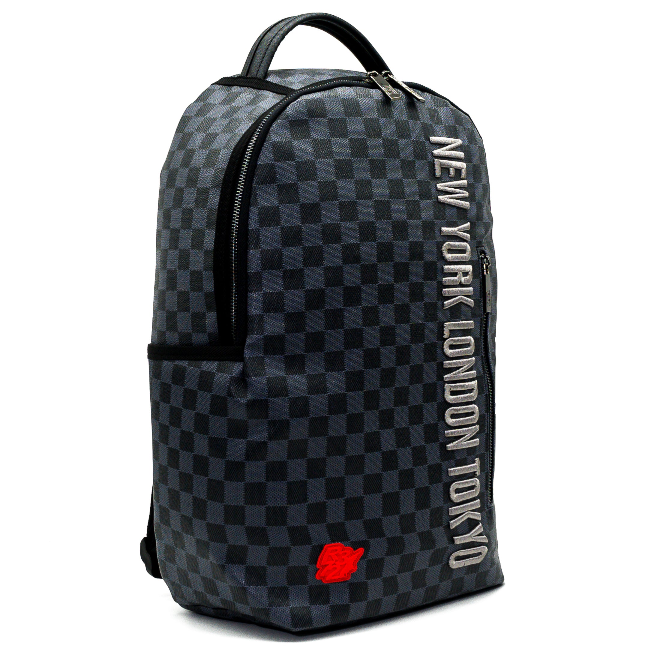 Zaino R372 BACKPACK EMBROIDERY BLACK