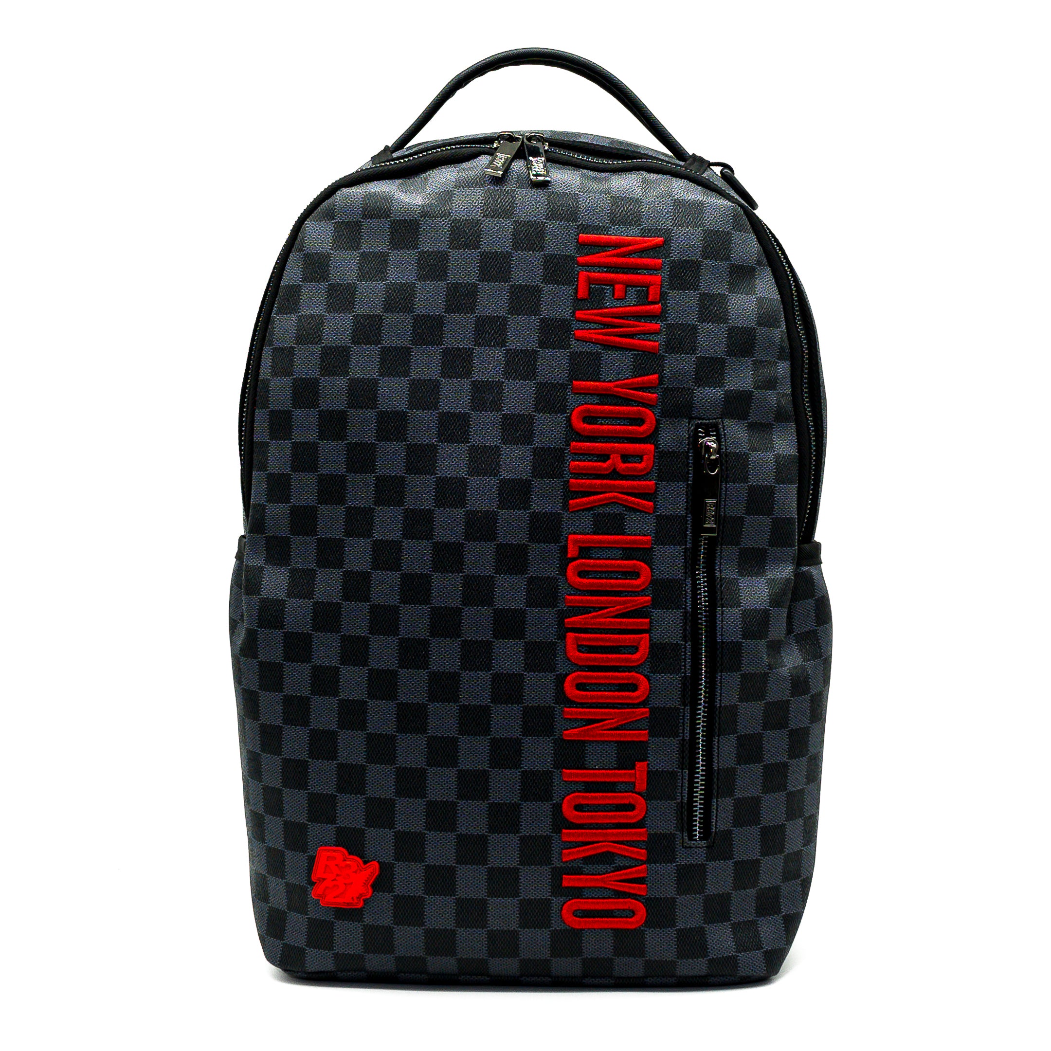 Zaino R372 BACKPACK EMBROIDERY BLACK