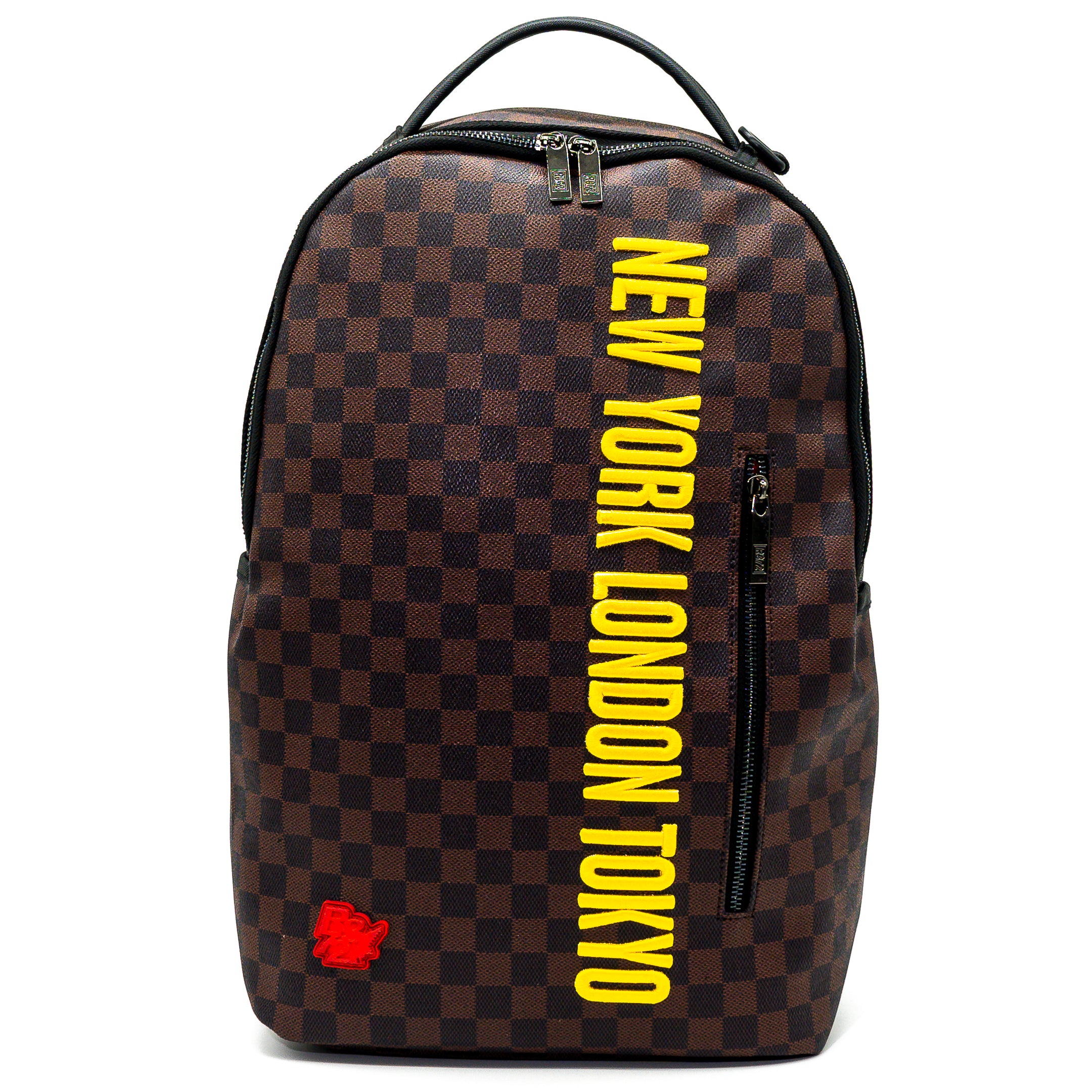 Zaino R372 BACKPACK EMBROIDERY BROWN