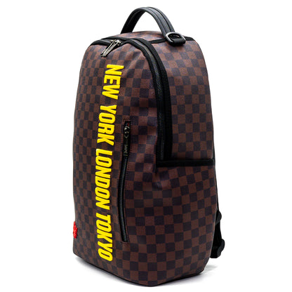 Zaino R372 BACKPACK EMBROIDERY BROWN