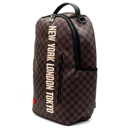 Zaino R372 BACKPACK EMBROIDERY BROWN