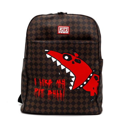 Zaino R372 I LIKE MY DOG CHESS BACKPACK