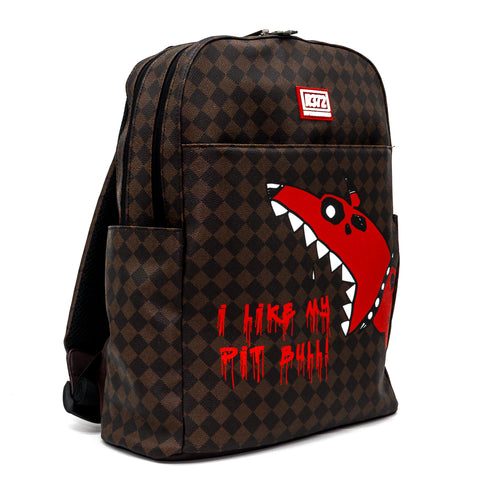 Zaino R372 I LIKE MY DOG CHESS BACKPACK