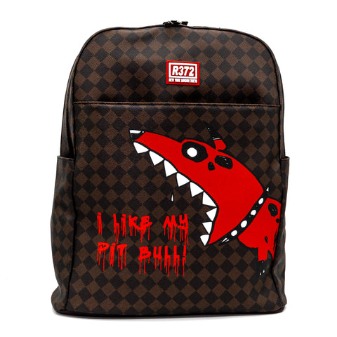 Zaino R372 I LIKE MY DOG CHESS BACKPACK