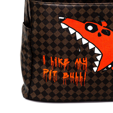 Zaino R372 I LIKE MY DOG CHESS BACKPACK