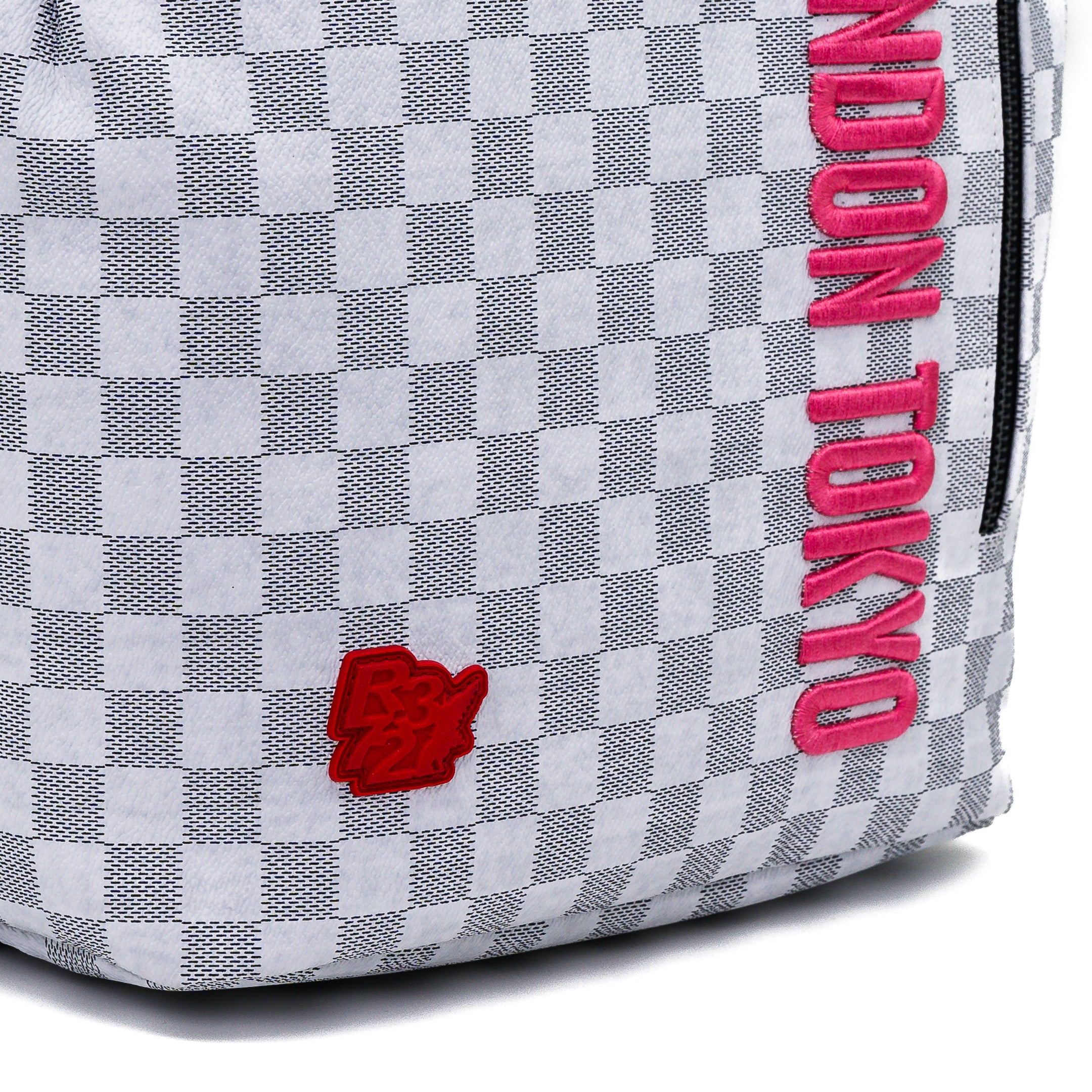 Zaino R372 BACKPACK EMBROIDERY WHITE