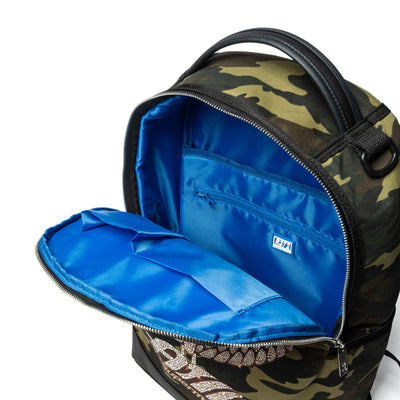 GRILLZ CAMO BACKPACK / COLLAB ARTSUPERMONEY