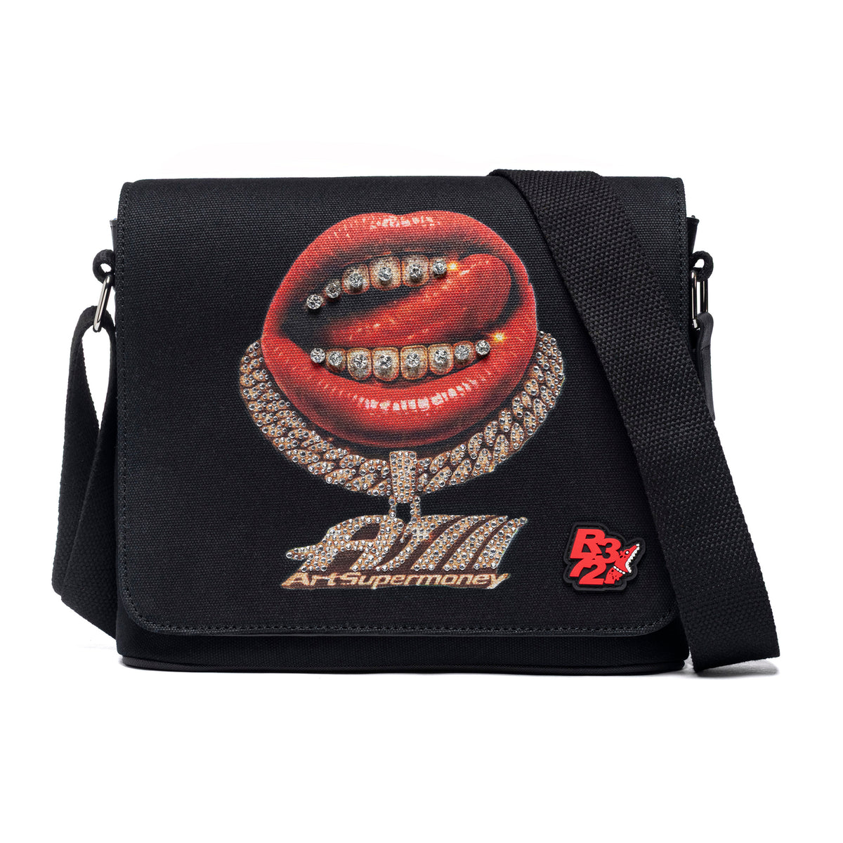 GRILLZ SHOULDER BAG / COLLAB ARTSUPERMONEY
