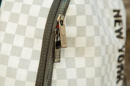 Zaino R372 BACKPACK EMBROIDERY WHITE