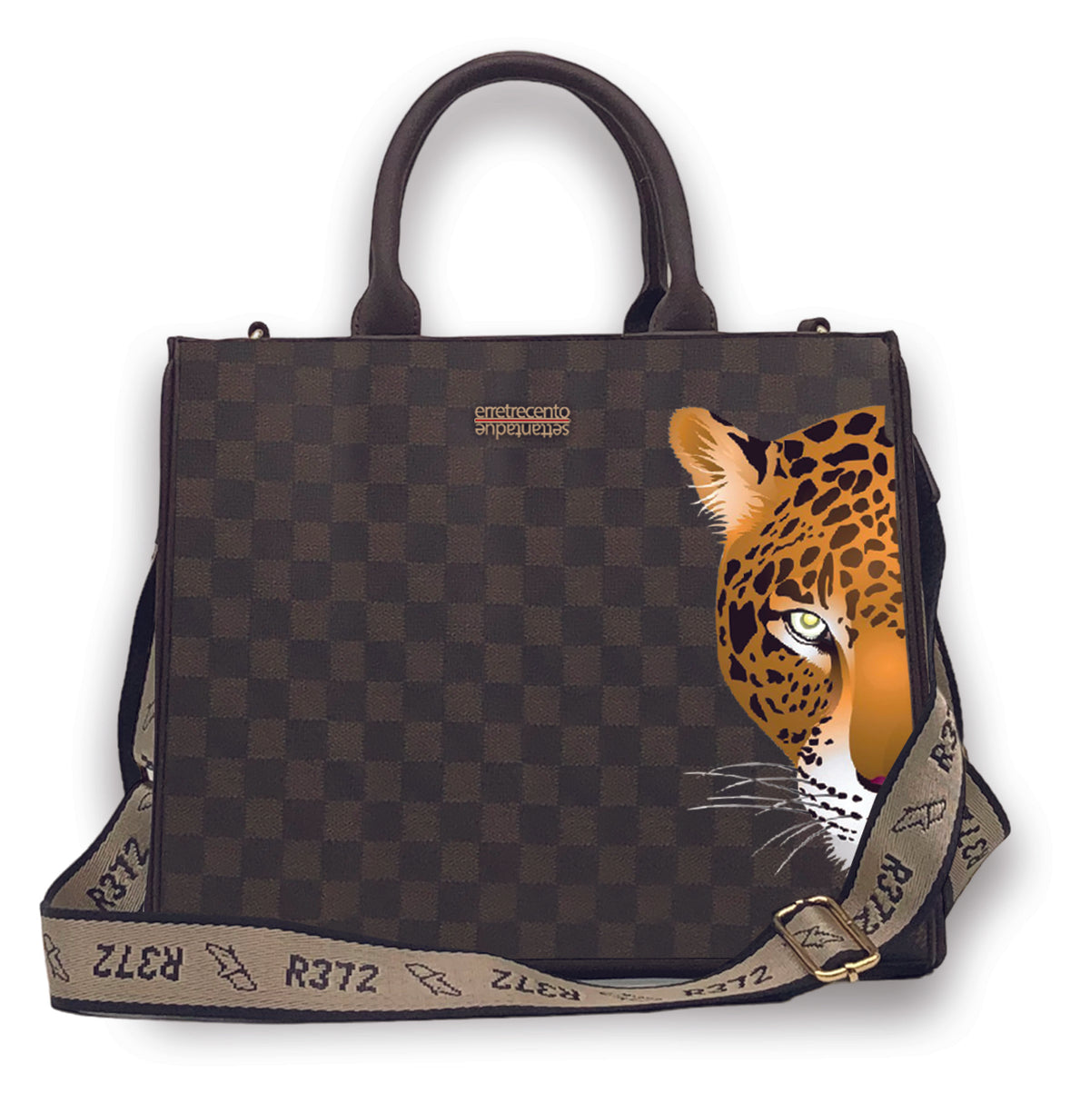 Borsa R372 LEOPARD HANDBAG WOMAN