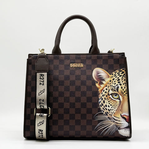 Borsa R372 NEW LEOPARD HANDBAG WOMAN