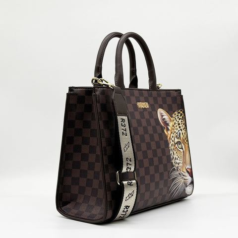 Borsa R372 NEW LEOPARD HANDBAG WOMAN