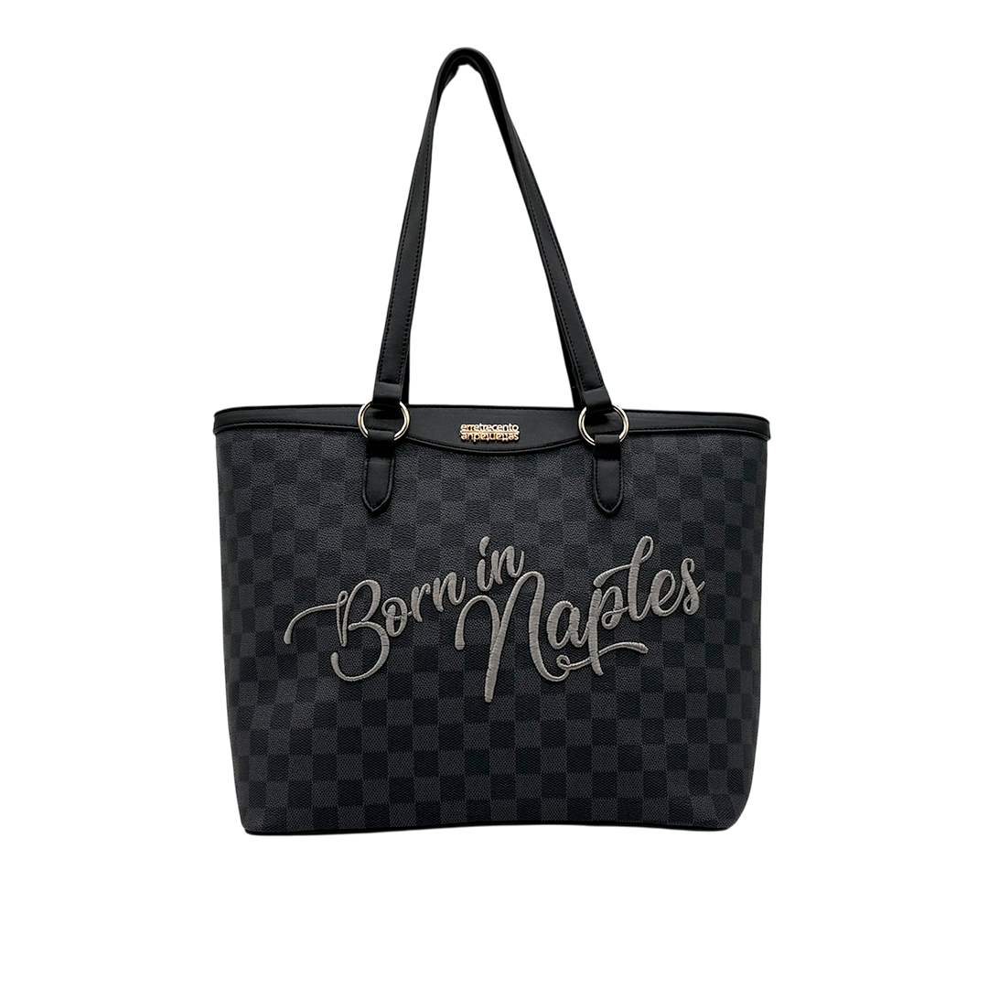 Borsa R372 BORN IN NAPLES SHOPPER WOMAN