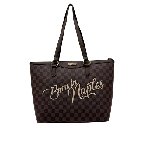 Borsa R372 BORN IN NAPLES SHOPPER WOMAN